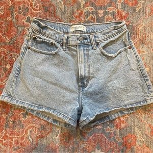 Abercrombie & Fitch Denim Mom Shorts